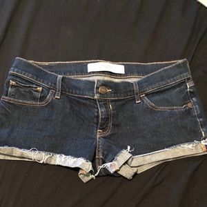 Abercrombie & Fitch Low Rise Denim Shorts
